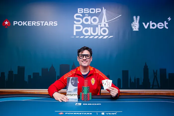 Ricardo Mostacero tricampeão BSOP São Paulo