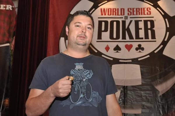 Jacob Naquin, winner of Event #8. Picture courtesy of WSOP.com.