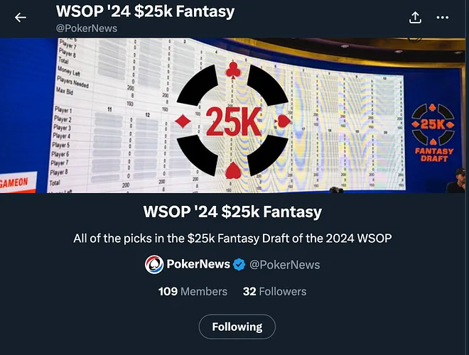 $25K Fantasy League