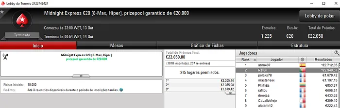 puto59 Vence Night on Stars €100 e KKmatamoscas o High Roller €250 103
