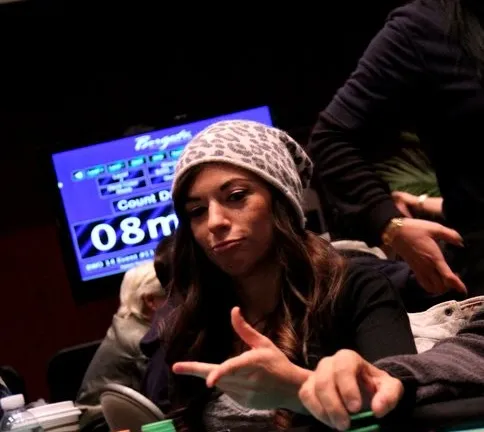 Amanda Musumeci is One of the Biggest Names (and Biggest Stacks) Left in Event 13 at the Borgata Winter Poker Open