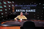 No Cash Games, No Problem as Suarez wins partypoker MILLIONS UK for $1m