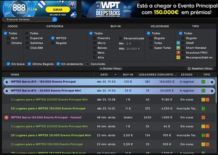 WPTDeepStacks online 888poker