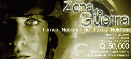 Torneo Internacional Texas Holde´em "Zona de Guerra" en Guatemala. 0001