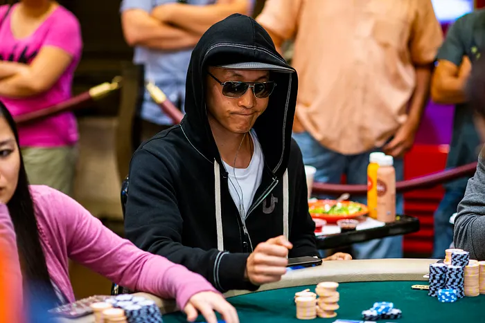 Steve Sung in the WPT Gardens.