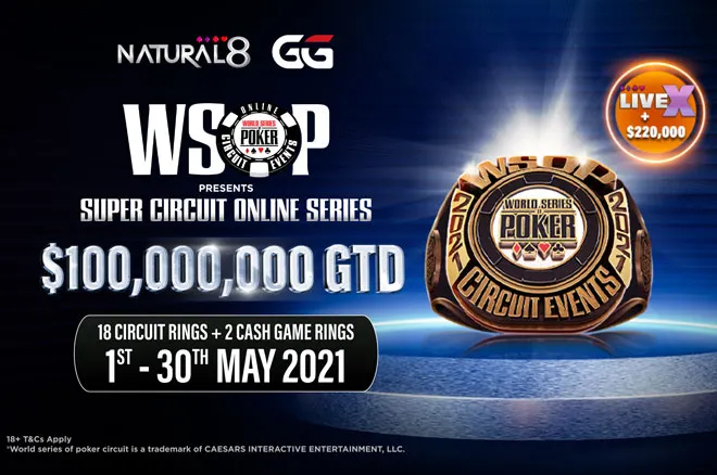 WSOP Super Circuit Online Series 2021 on Natural8
