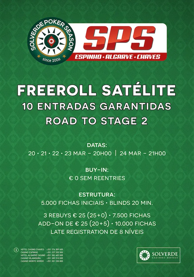 Rúben Oliveira Comanda 7 Jogadores Rumo ao Dia 2 do Road To Stage 2: Freeroll Satélite com... 101