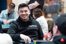 Michael Soyza in the 2019 APPT Korea Main Event