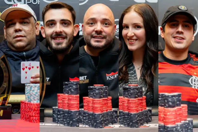 Novos Campeões no KSOP GGPoker Rio de Janeiro