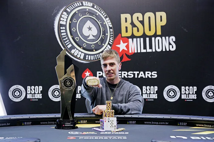 Matias Scaffo é Campeão do Main Event do BSOP Millions 2023