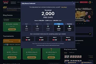 Collect Replay Poker Daily Bonus
