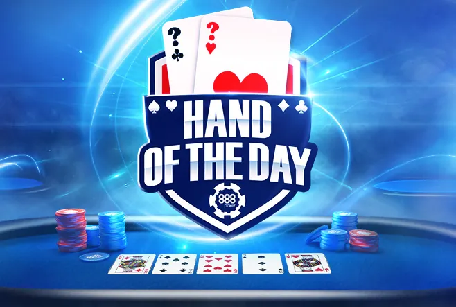 Win Up to $1,000 with the 888poker Hand of the Day