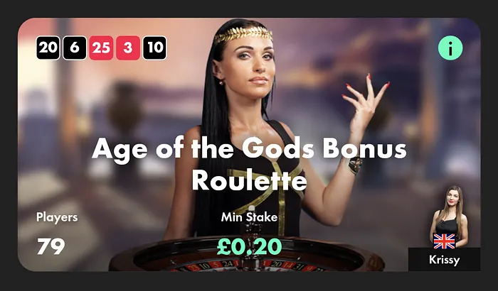 age of the gods roulette