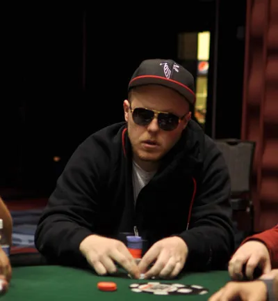 Sean Small at the WSOPC Main Event in Council Bluffs
