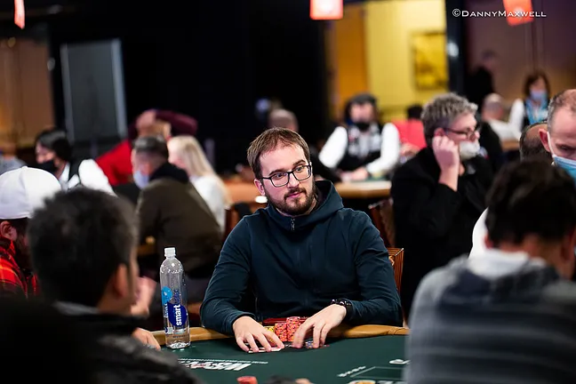 Julien Martini is second in chips for Day 2