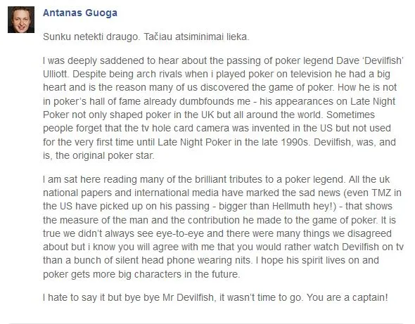 Hommage vidéo pour l'inoubliable DevilFish 101