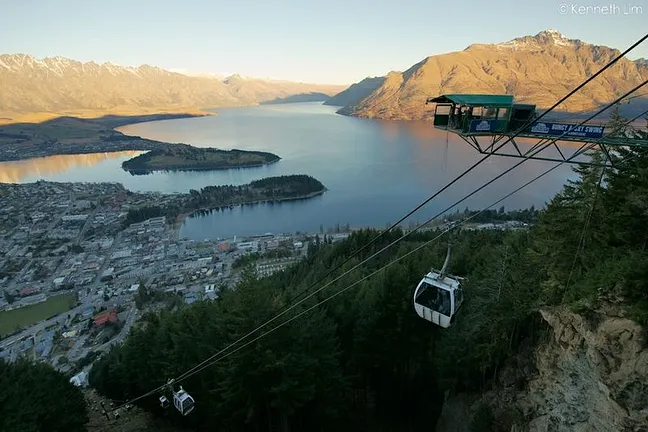 Queenstown view from the famous gondola