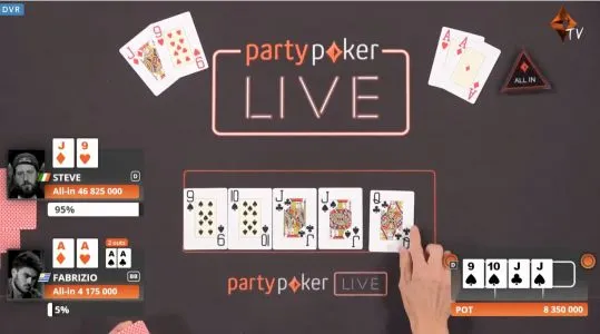 Mão Final do Super High Roller do partypoker Millions UK