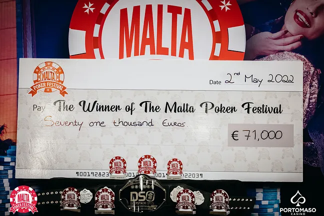 Malta Poker Festival Top Prize