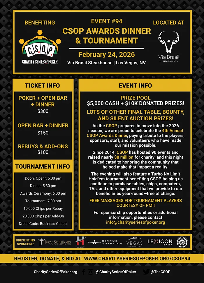 CSOP Awards Dinner & Tournament