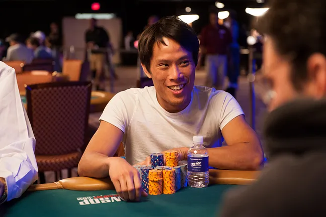 Terrence Chan, the limit king, is in contention for his first gold bracelet