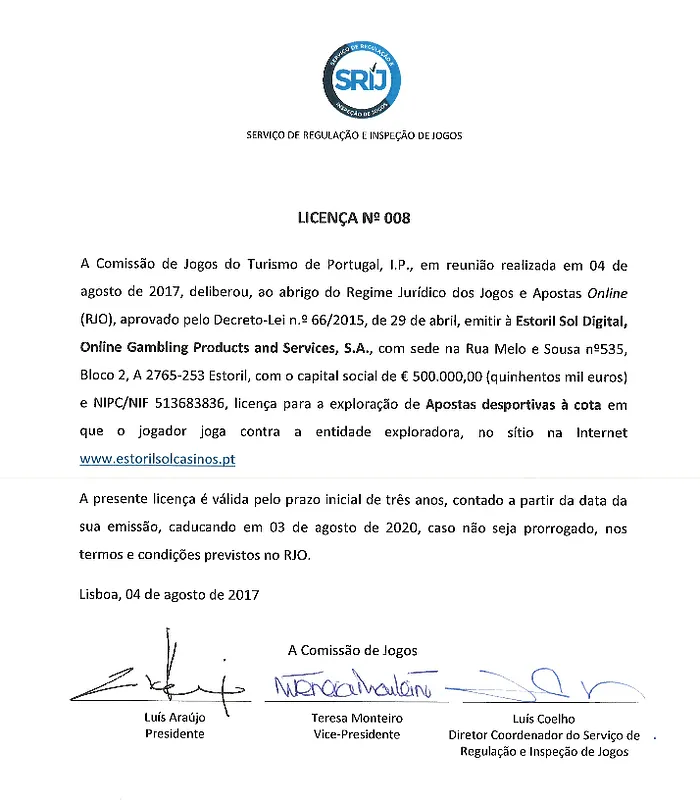Estoril Sol Casinos Recebe Oitava Licença de Jogo 101