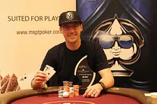 Eric Baldwin won yet another live poker tournament, this time the $1,100 MSPT at the Venetian.