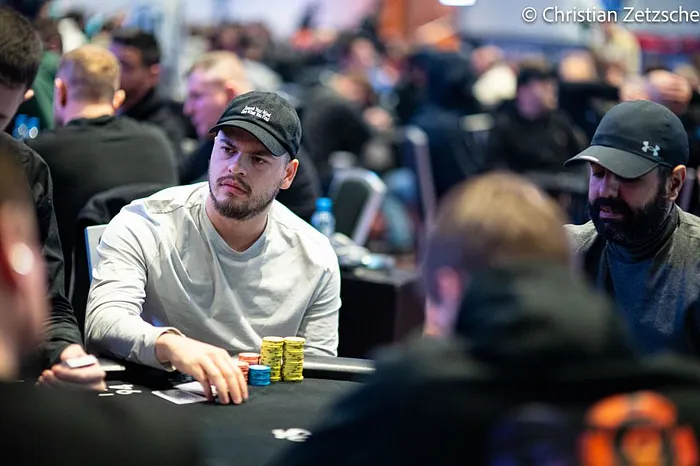 Day 2 chip leader Keneshka Kabir