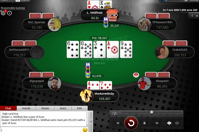 Triple Up for L. Veldhuis