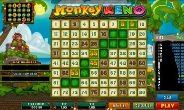 Monkey Keno