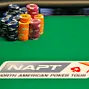 NAPT final table logo and chips