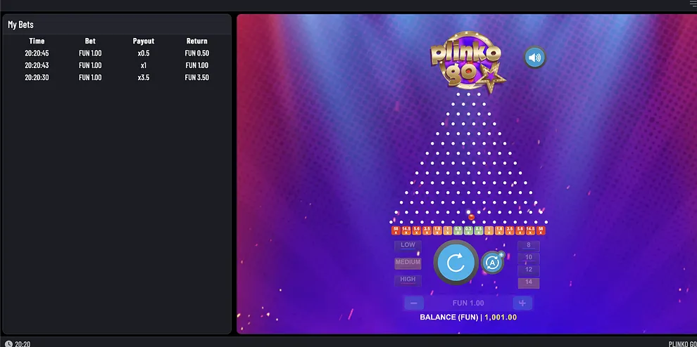 Plinko Go gameplay screenshot