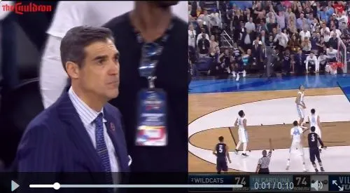 NCAA : La poker face du coach de Villanova pour la gagne au buzzer 101