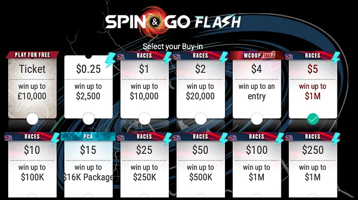 PCA Spin & Go