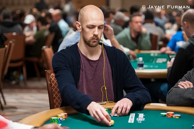 Stephen Chidwick during the 2017 WSOP