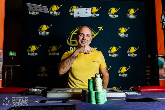 Sergio Giha $1,100 Main Event Winner