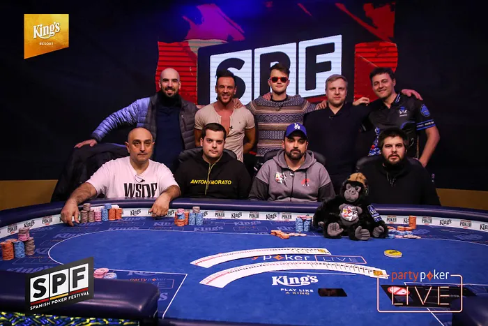 Mesa final do Spanish Poker Festival ‏