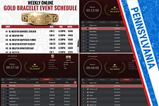 WSOP Pennsylvania online bracelets