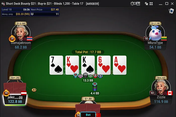 Brush up on your Short Deck Bounty skills to crush at the GGPoker online tables