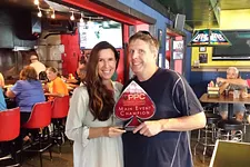 Pamela Wilson and Mark "P0ker H0" Kroon