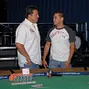 Winner Jose Luis Velador and runner-up Anthony Signore chat