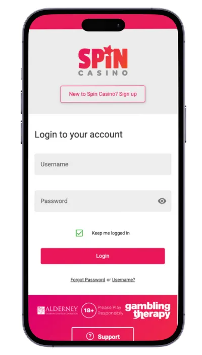 Spin Casino Mobile Login