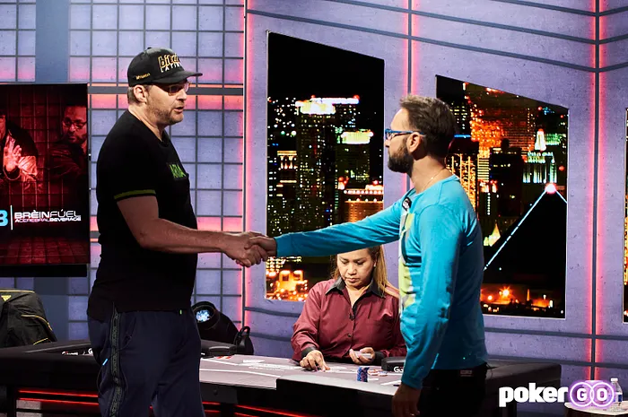 Phil Hellmuth and Daniel Negreanu