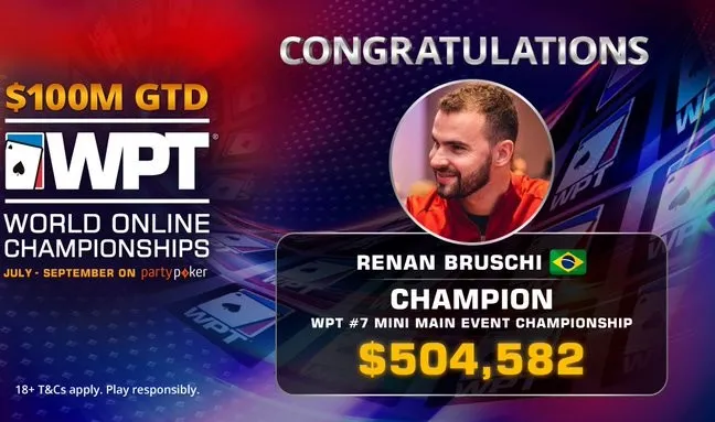 Renan Bruschi Wins WPT WOC Mini Main Event