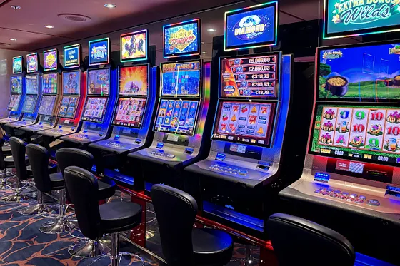 Slot machines in a brick-and-mortar venue