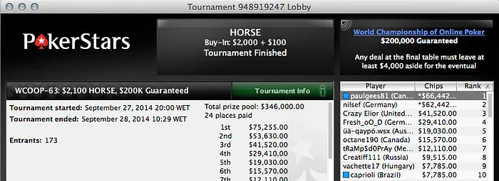 Skyboy e Sousinha no Dia 2 do WCOOP #62 - 7k Up Top! 103