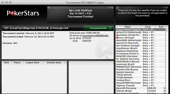 Ayaz "Dr.Machine" Manji Já Marcou Lugar na Grand Final do PokerStars European Poker Tour 101