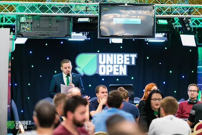 Tournament director Kenny Hallaert at the Unibet Open Bucharest