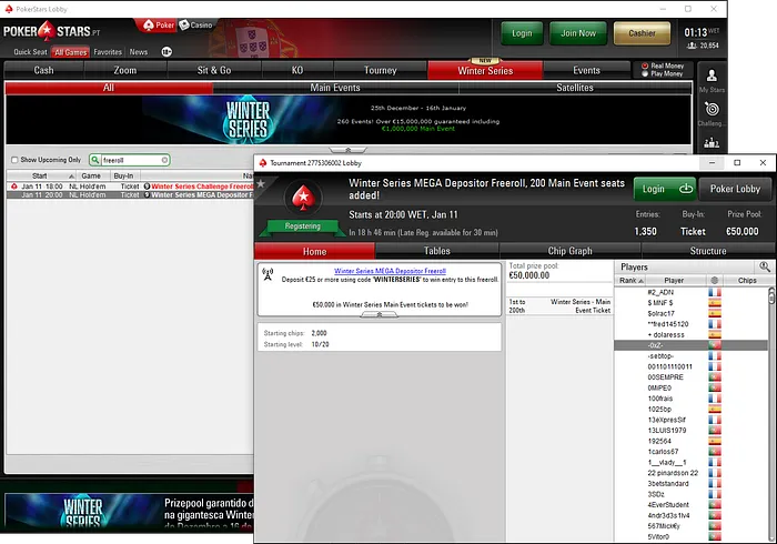 freeroll pokerstars secoop