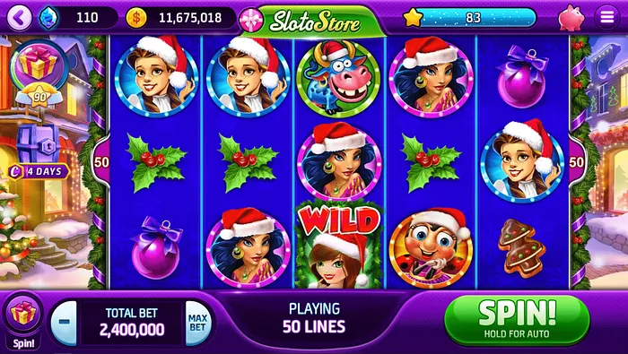 All-Star Christmas Slotting Game